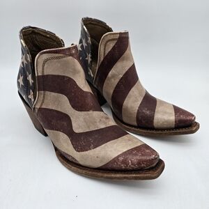 Ariat Dixon Old Patriot Booties-Womens 9